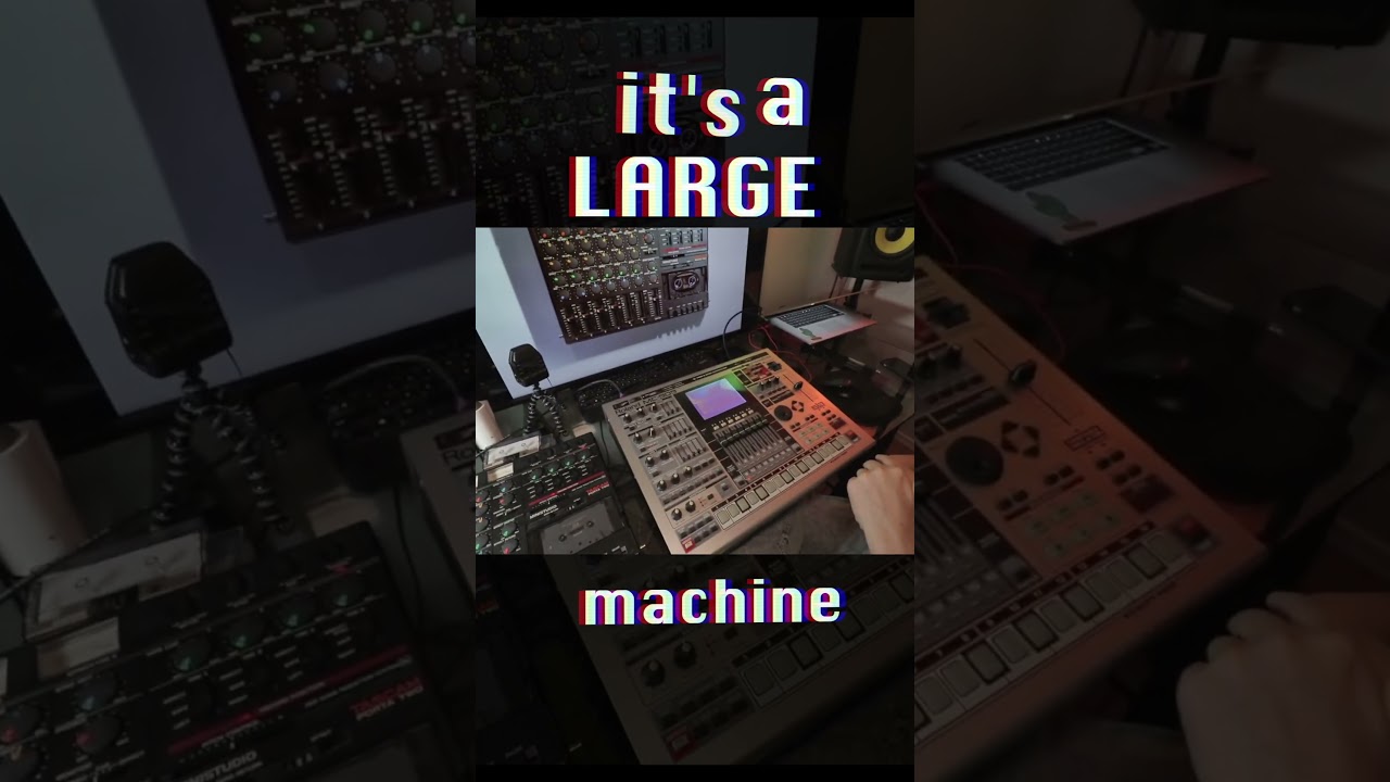 Roland MC-909 | it's a large machine