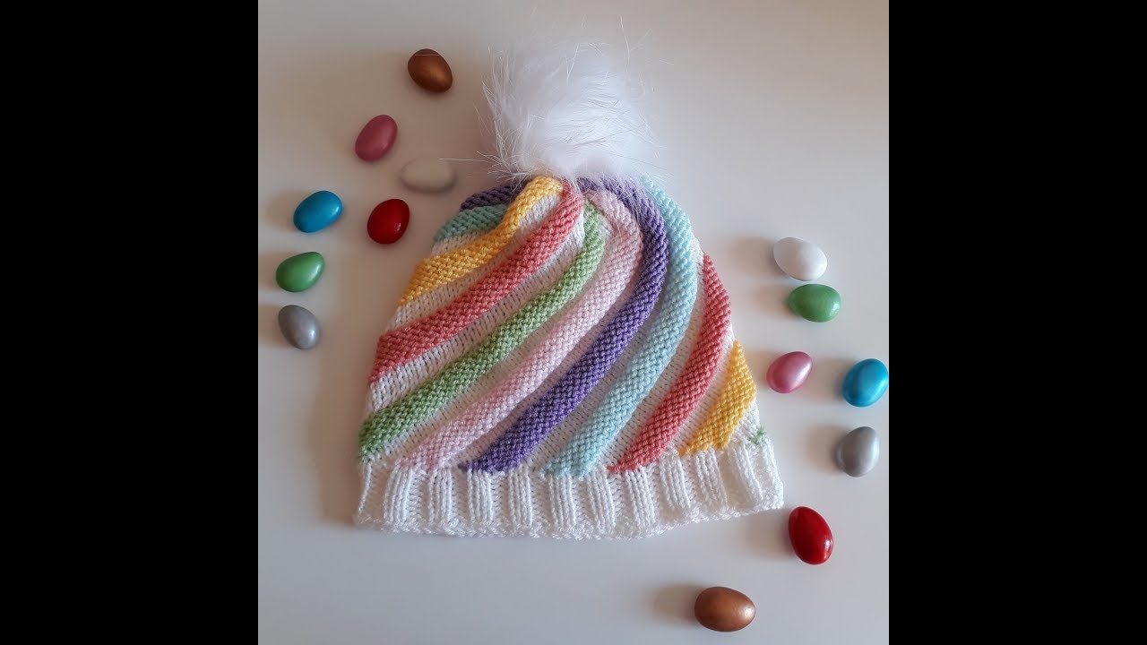 ŞEKER BERE -  Spiral Hat Pattern