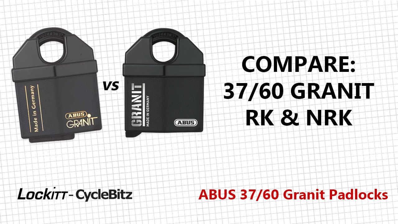 (L15) ABUS 37/60 Granit RK and NRK Versions