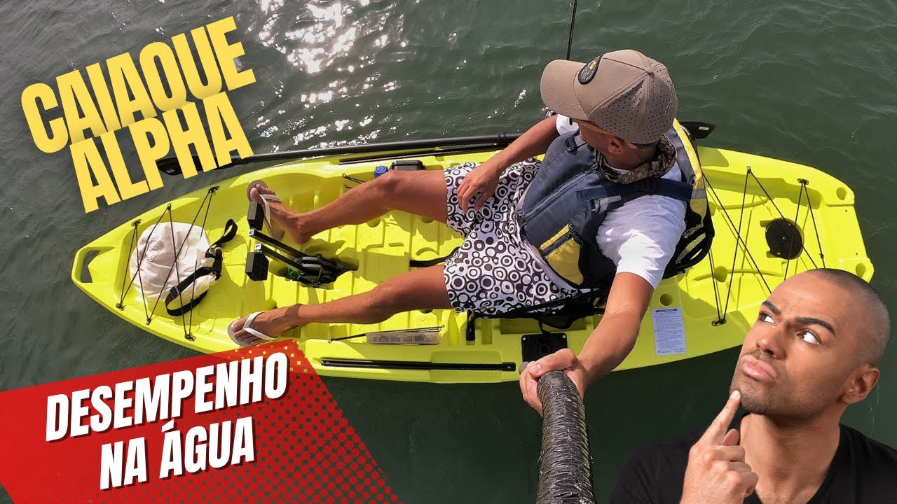 Caiaque Alpha + Pedal Cross Drive - Análise de Desempenho na Água