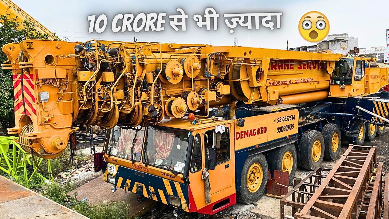 Another biggest crane in india😯
