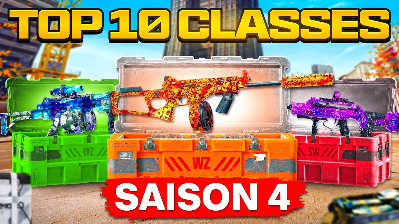 Le TOP 10 des Nouvelles Meilleures Classes Meta de Warzone en Saison 4! (Meilleures Armes)