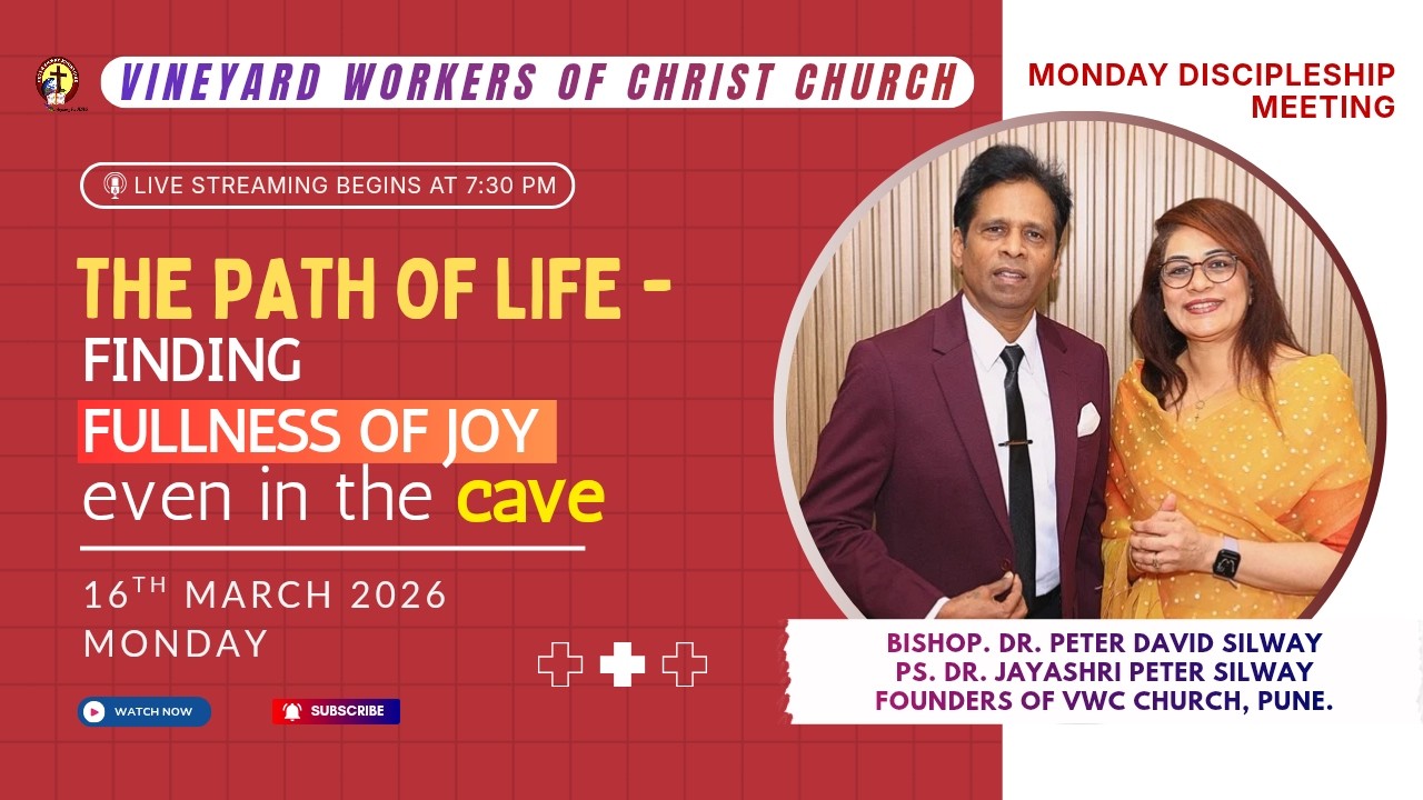 Peter Silway - THE PATH OF LIFE- FINDING FULNESS OF JOY EVEN IN HE CAVE | DISCIPLESHIP | 16/03/26 |