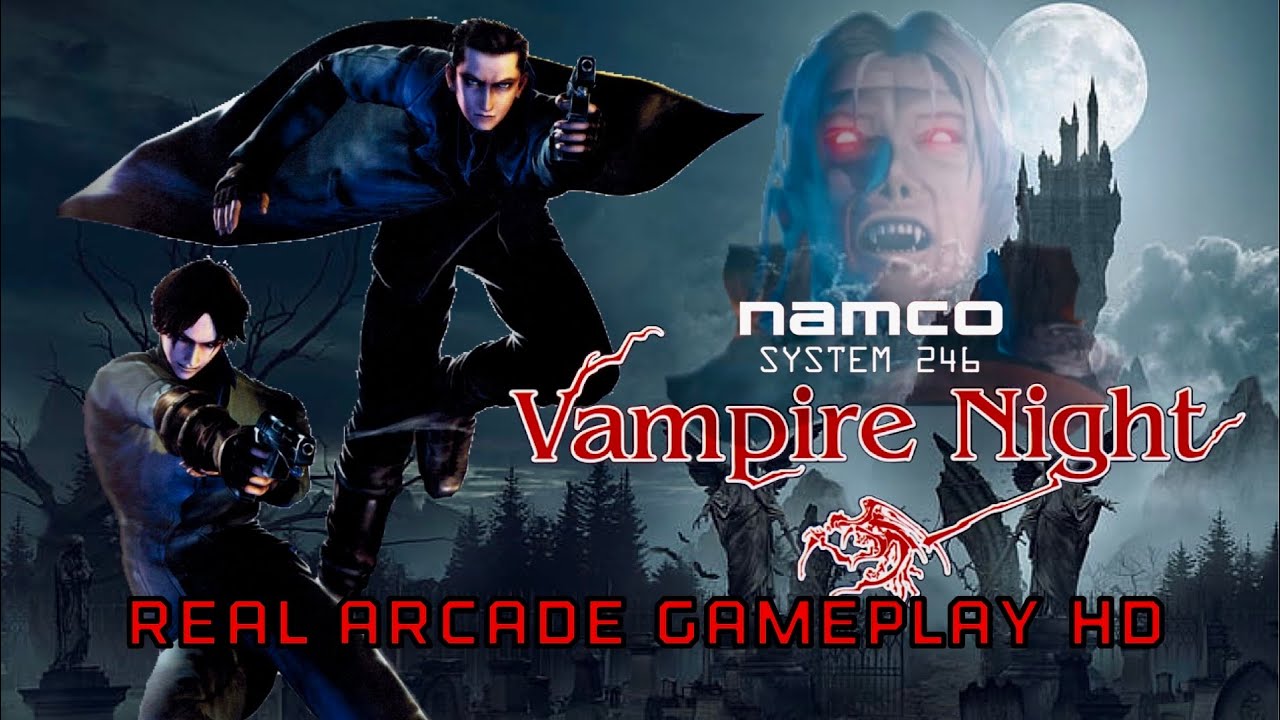 Vampire Night real arcade full gameplay Namco System 246 Arcade Hardware HD 60 FPS SEGA