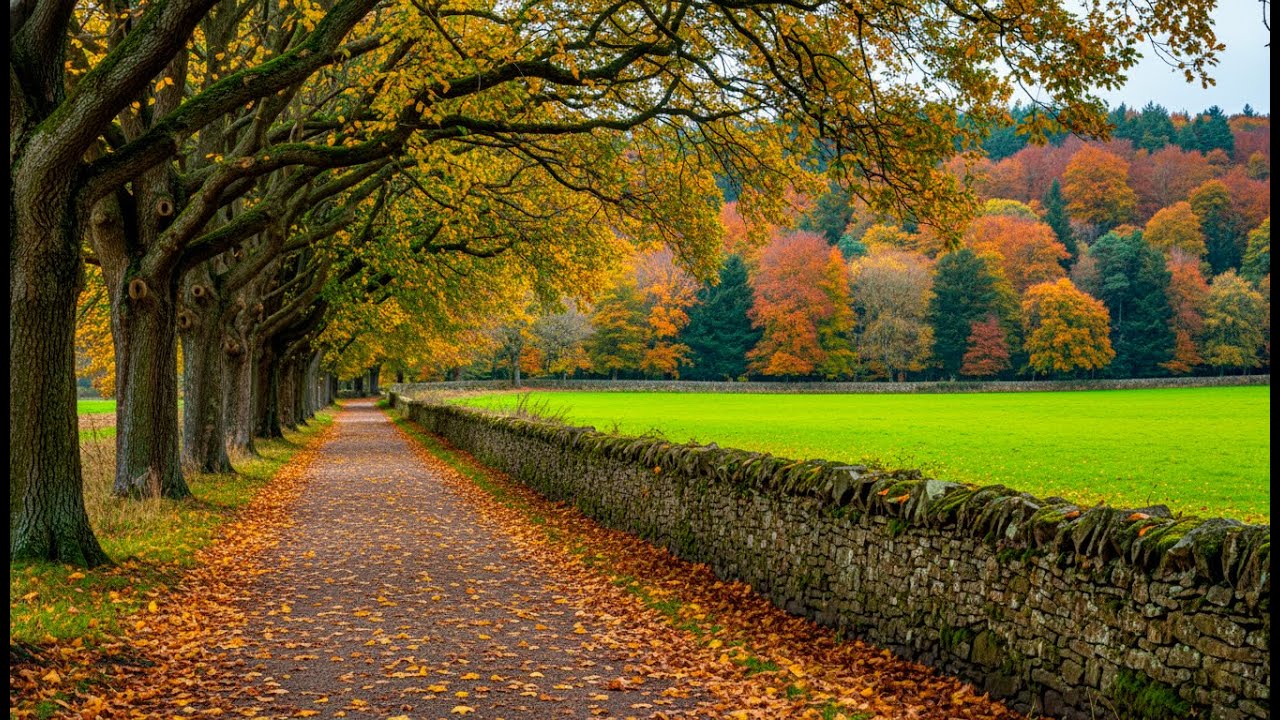 Autumn Magic at Ilam Park, Peak District | 4K Countryside Walking Tour