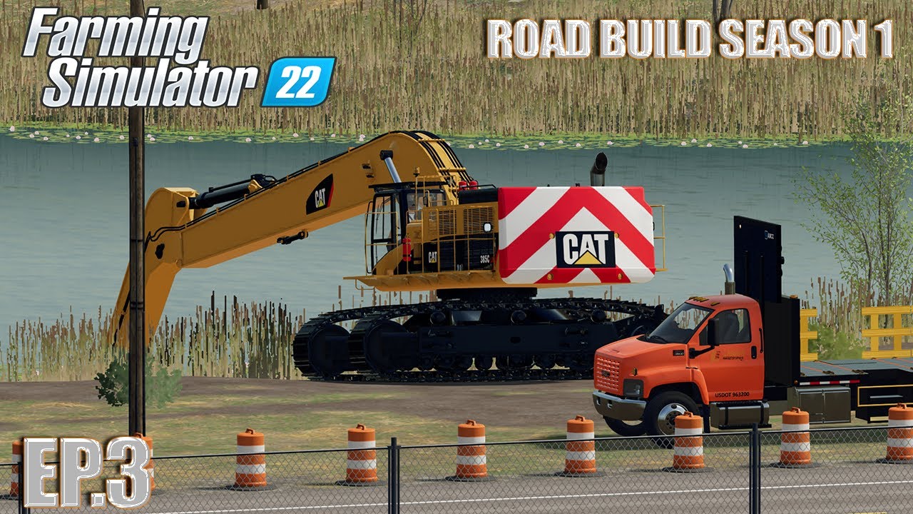 Farming Simulator 22 | ROAD BUILD Timelapse Season 1 | EP.3