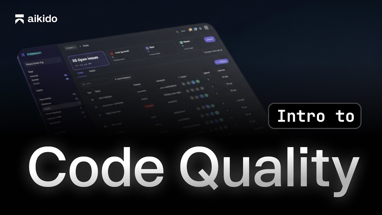 Intro to Code Quality with aikido.dev