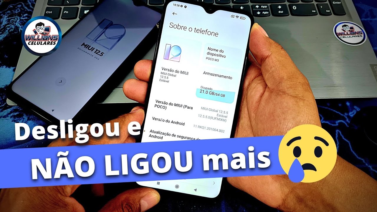 XIAOMI REDMI 9T, POCO M3 NÃO LIGA E NÃO CARREGA, RESOLVIDO!