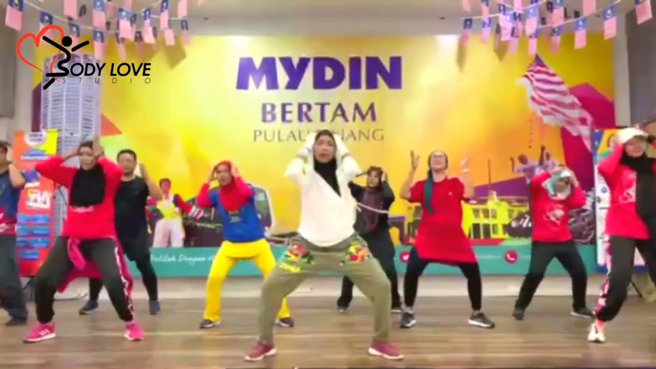 Aah Rindu Lagi  🎤 Amelina | Aerodance | #fitness #workout
