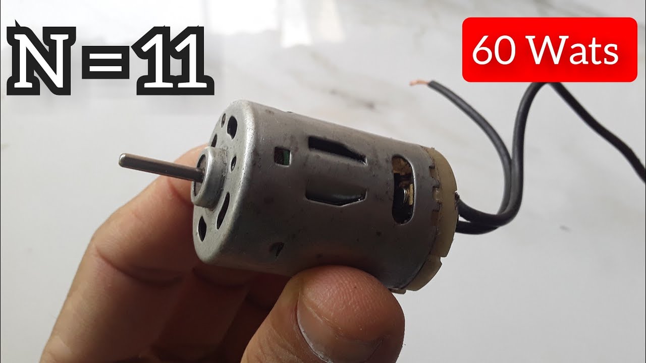 motor de Aspirador portátil  12 volts. Motores para projetos caseiros