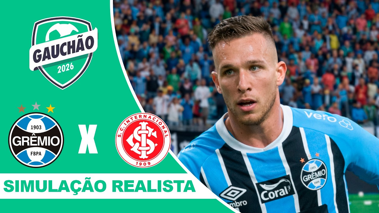 GRÊMIO X INTERNACIONAL | Campeonato Gaúcho 2026 FINAL | Simulação Realista