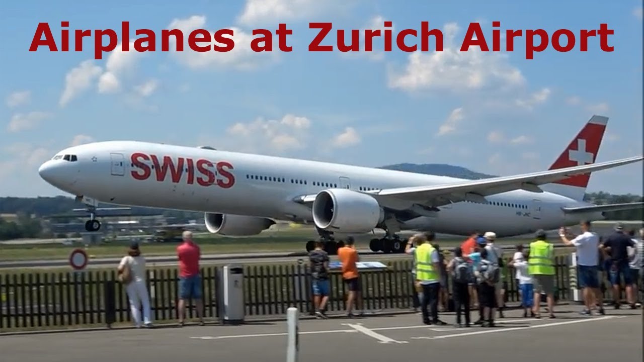 Bus Tour at Zurich Airport ZRH, Switzerland.