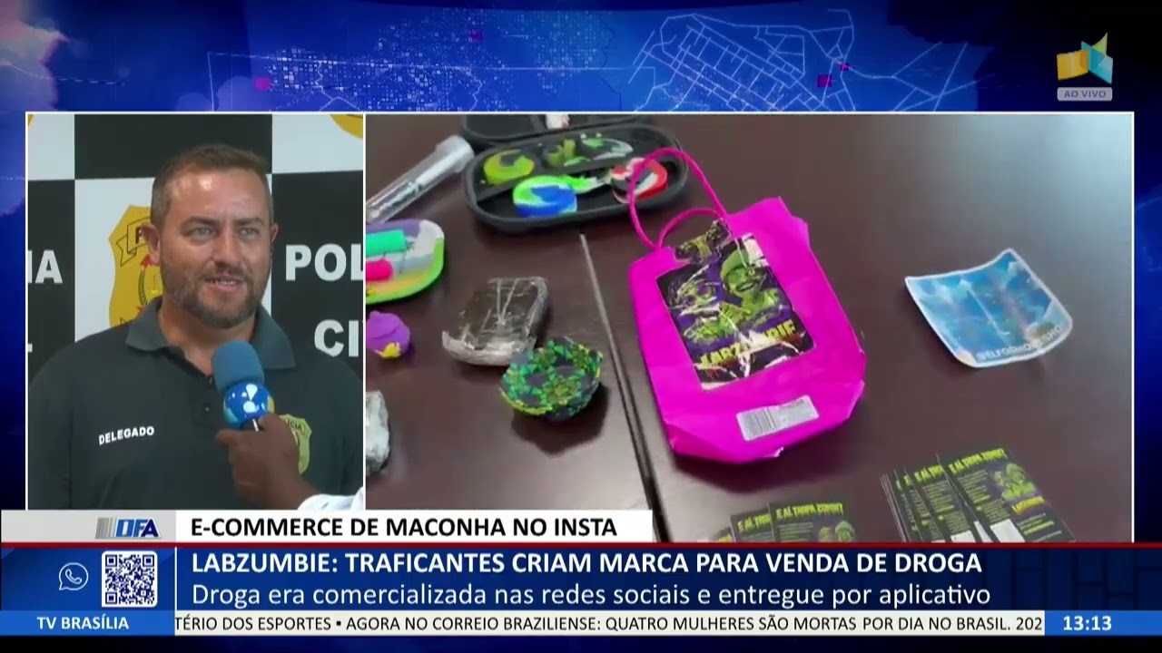 DF ALERTA -  Labzumbie: traficantes criam marca para venda de droga