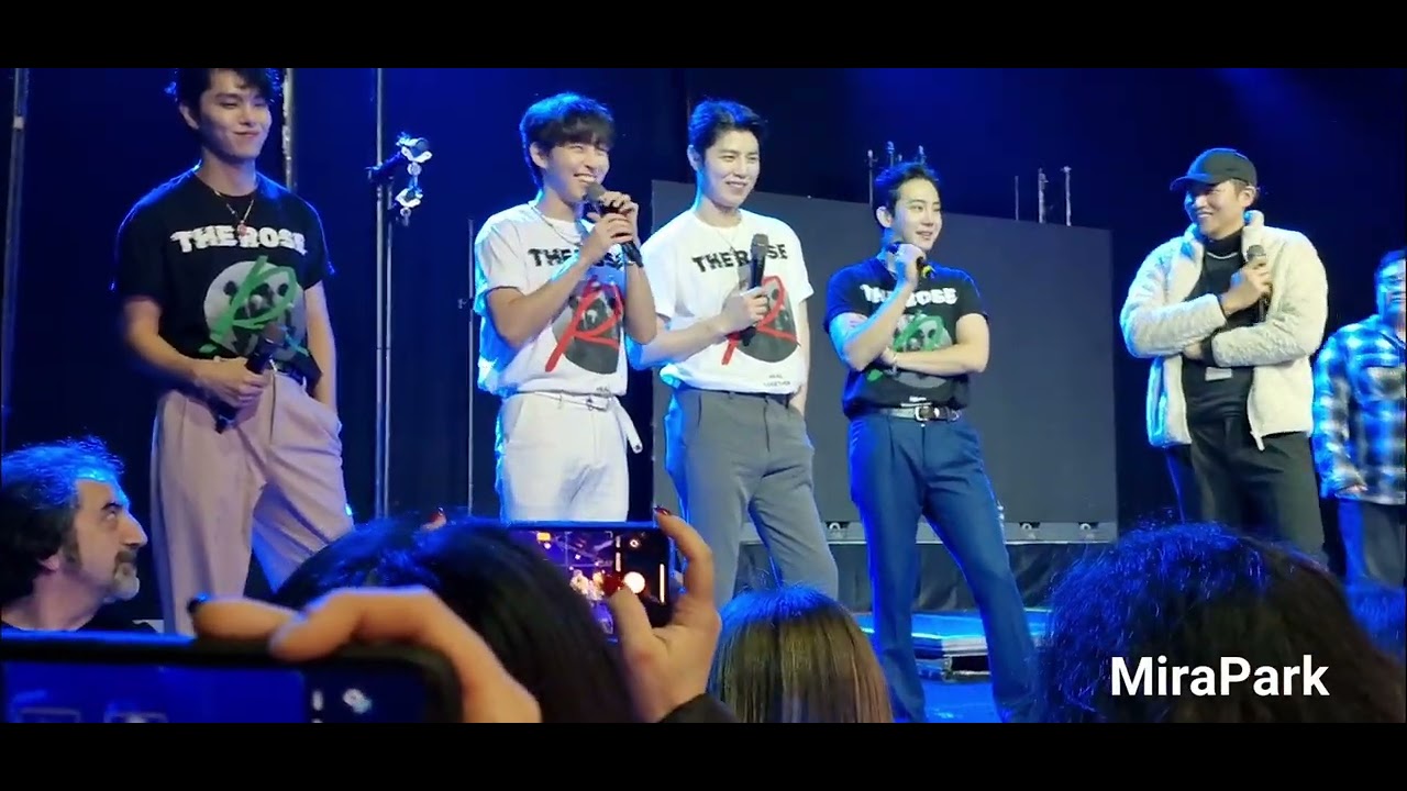 The Rose Q&A Session Fancam Milano (26.01.2023) Heal Together World Tour