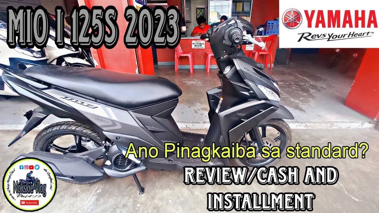 Mio i 125s Matte Black! 2023 Ano pinagkaiba sa Standard version?