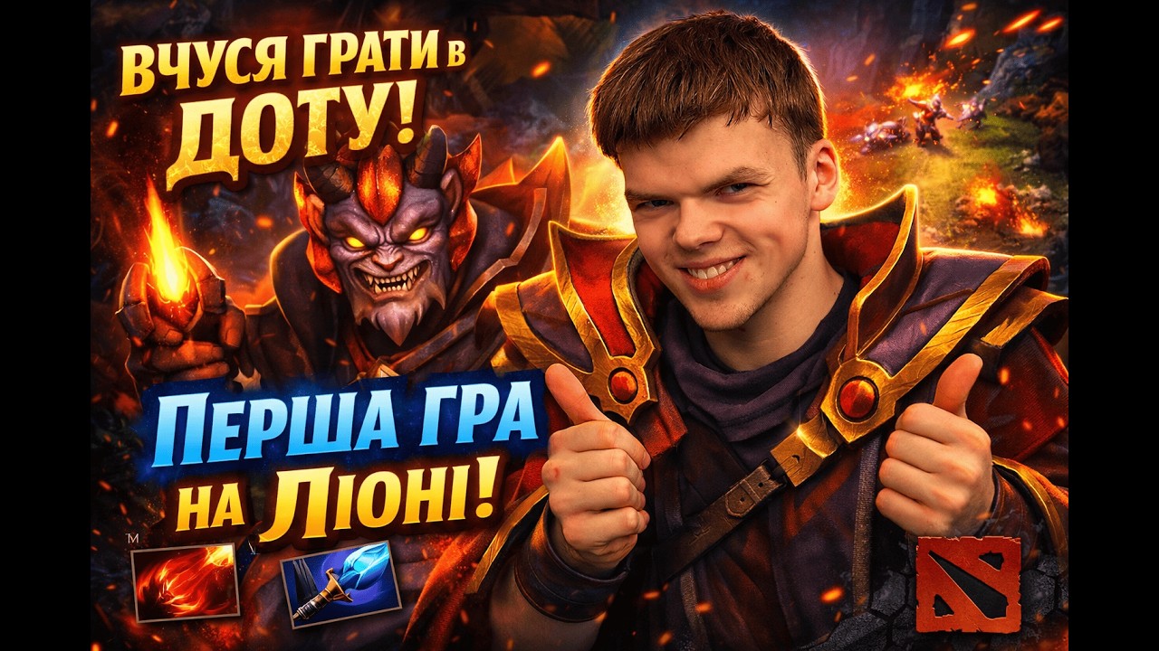 🔥 ДЕНЬ 1 / 30 – ВІД БОТА ДО ARCHON | ПЕРША ГРА НА LION в Dota 2