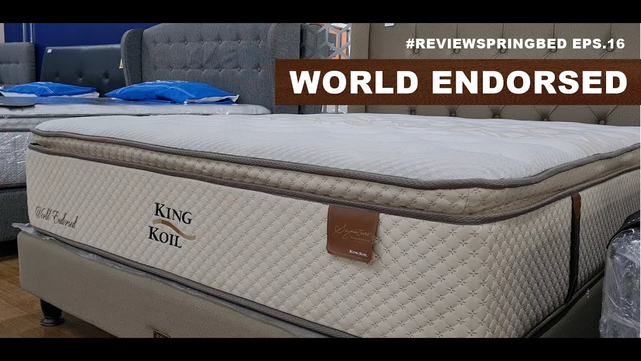 #ReviewSpringbed Eps16 Kasur Pocket Latex King Koil Pilihan Sejuta Umat. World Endorsed