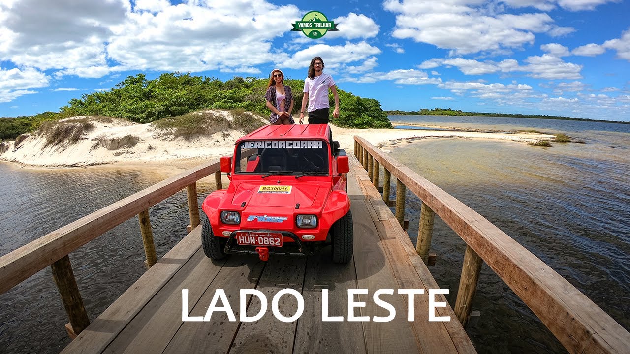JERICOACOARA: PASSEIO LADO LESTE (LAGOA DO PARAÍSO, LAGOA AZUL, PEDRA FURADA...) - ROTA DAS EMOÇÕES