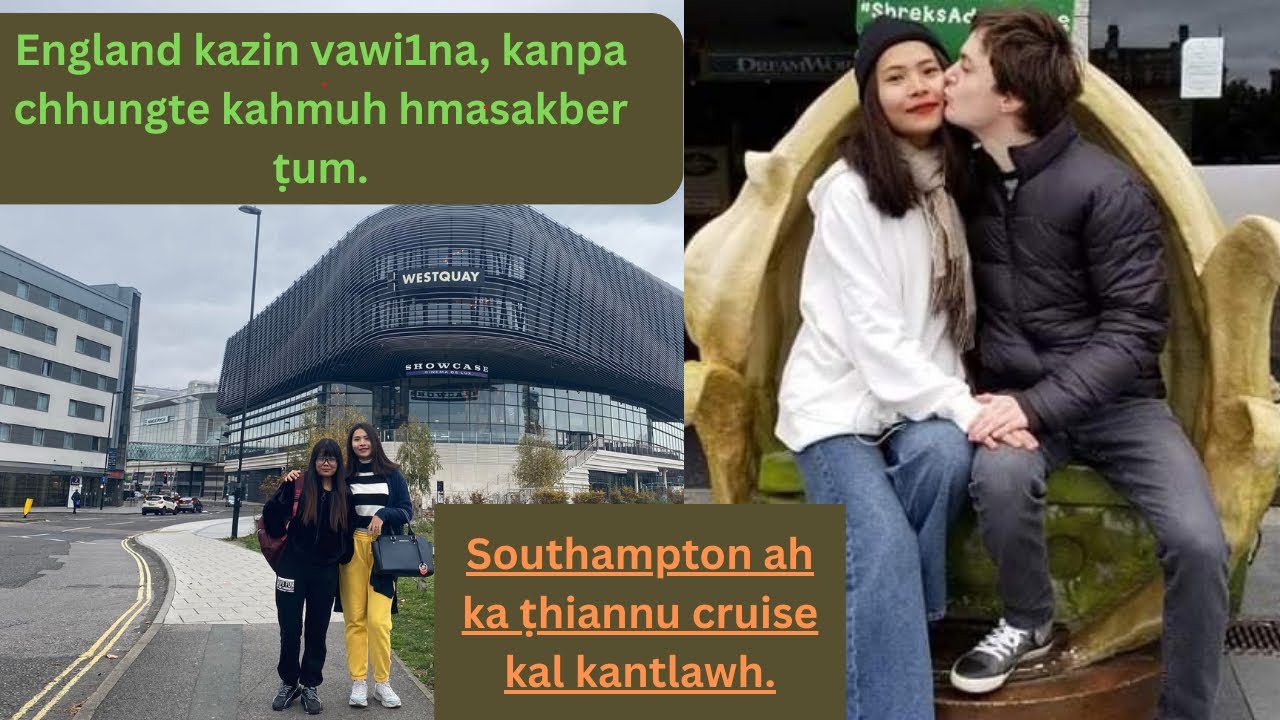 England kal vawi khatna, kum2 hnuah  innei turin kanpa te ramah ka kal, hmun hrang2 kan tlawhna..