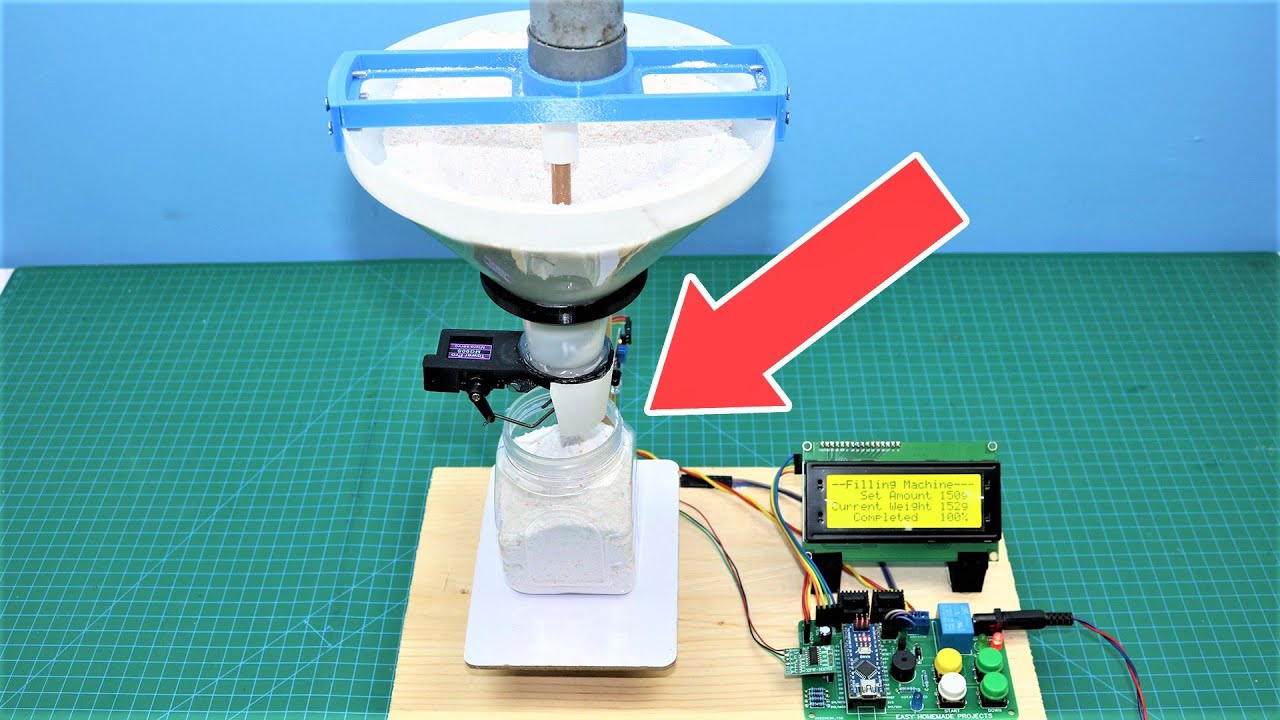 Машина для наполнения порошком своими руками на базе Arduino || Очень точная