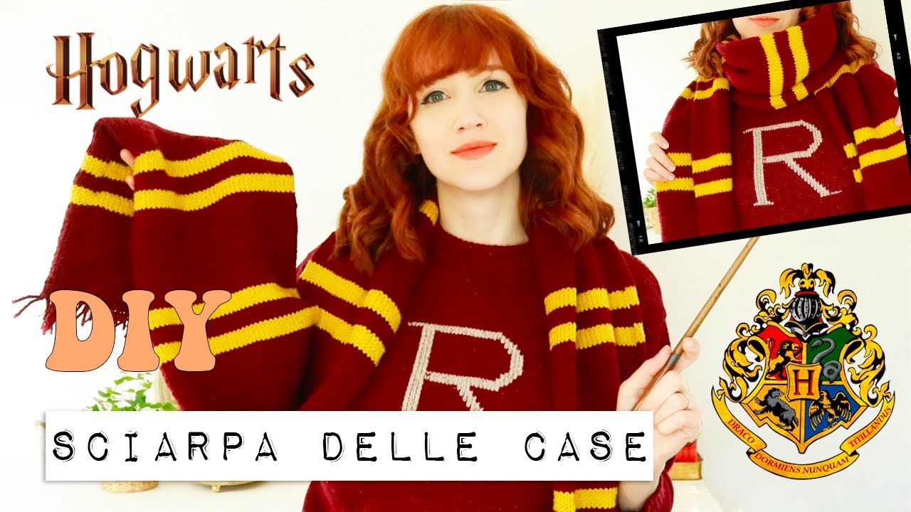 DIY: Facciamo la sciarpa delle case di Hogwarts insieme!