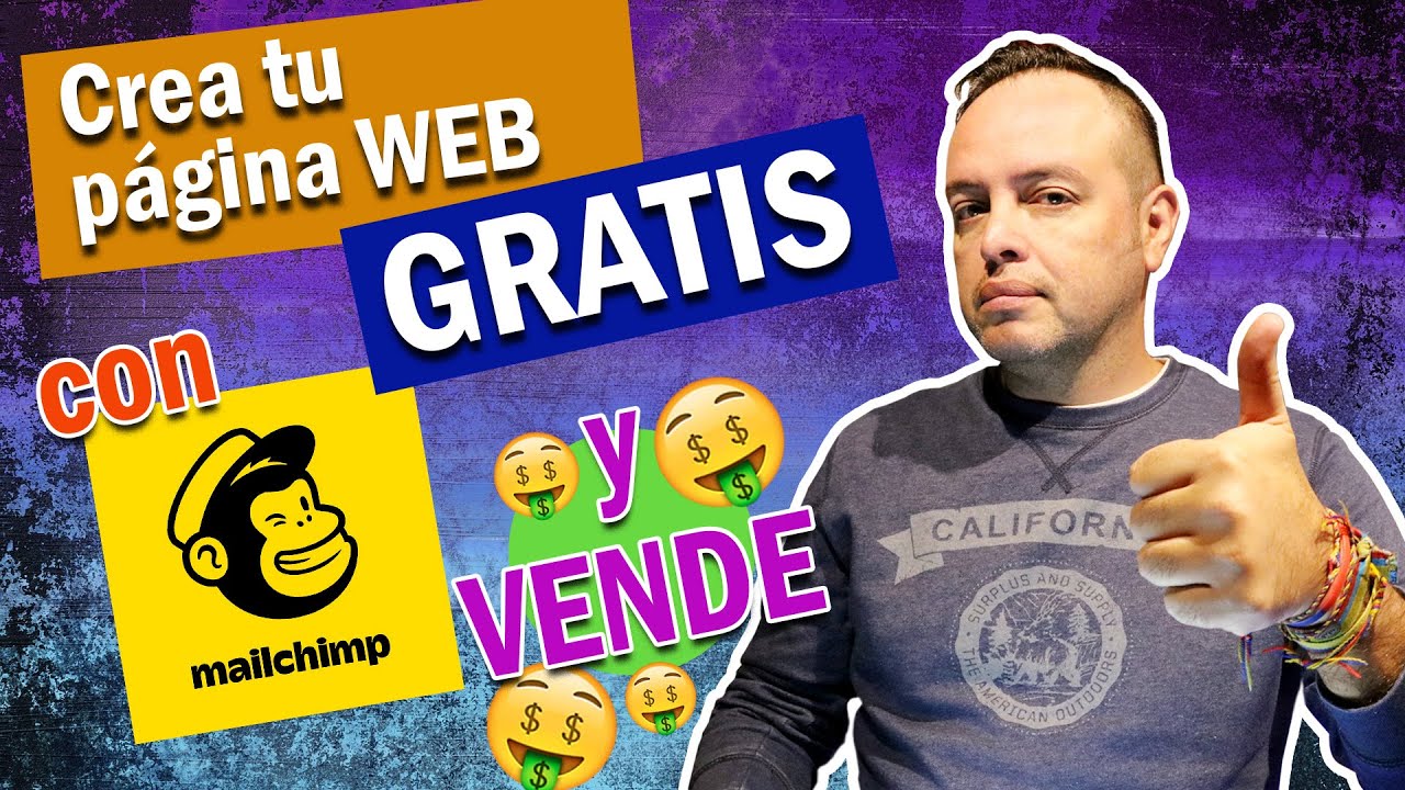 ✅ Como crear una página web GRATIS y RÁPIDO 🚀 en MAILCHIMP 🐵 para vender 💰 | Paso a Paso 2021