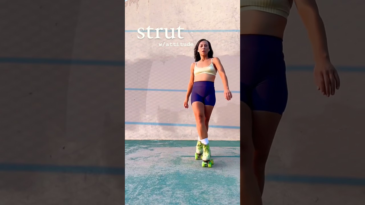 Skate Strut💅 #rollerskating #dance #dancing #girlpower #women #skate #learntoskate #strut #walking