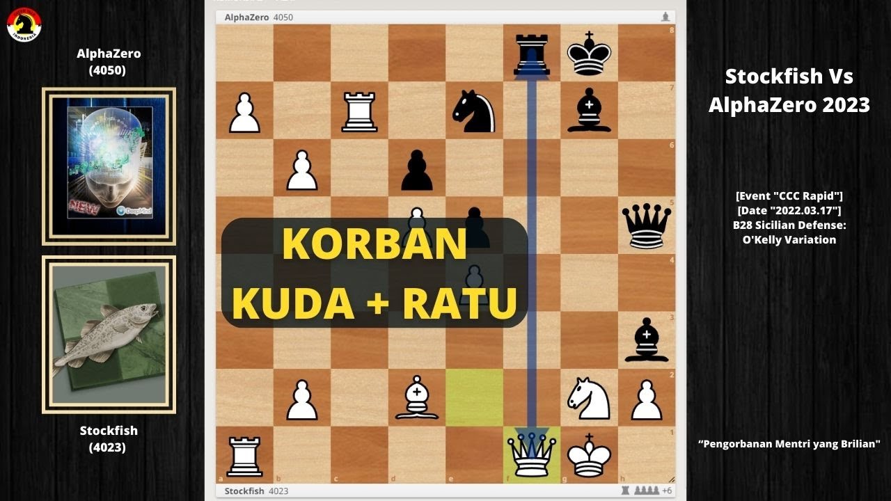 STOCKFISH KORBANKAN MENTRI & KUDA LAWAN ALPHAZERO ⚔