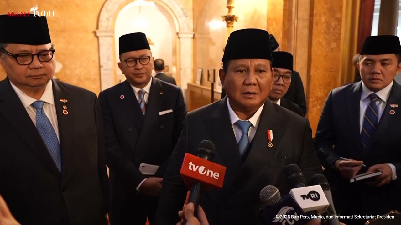 Keterangan Pers Presiden Prabowo, London, 20 Januari 2026