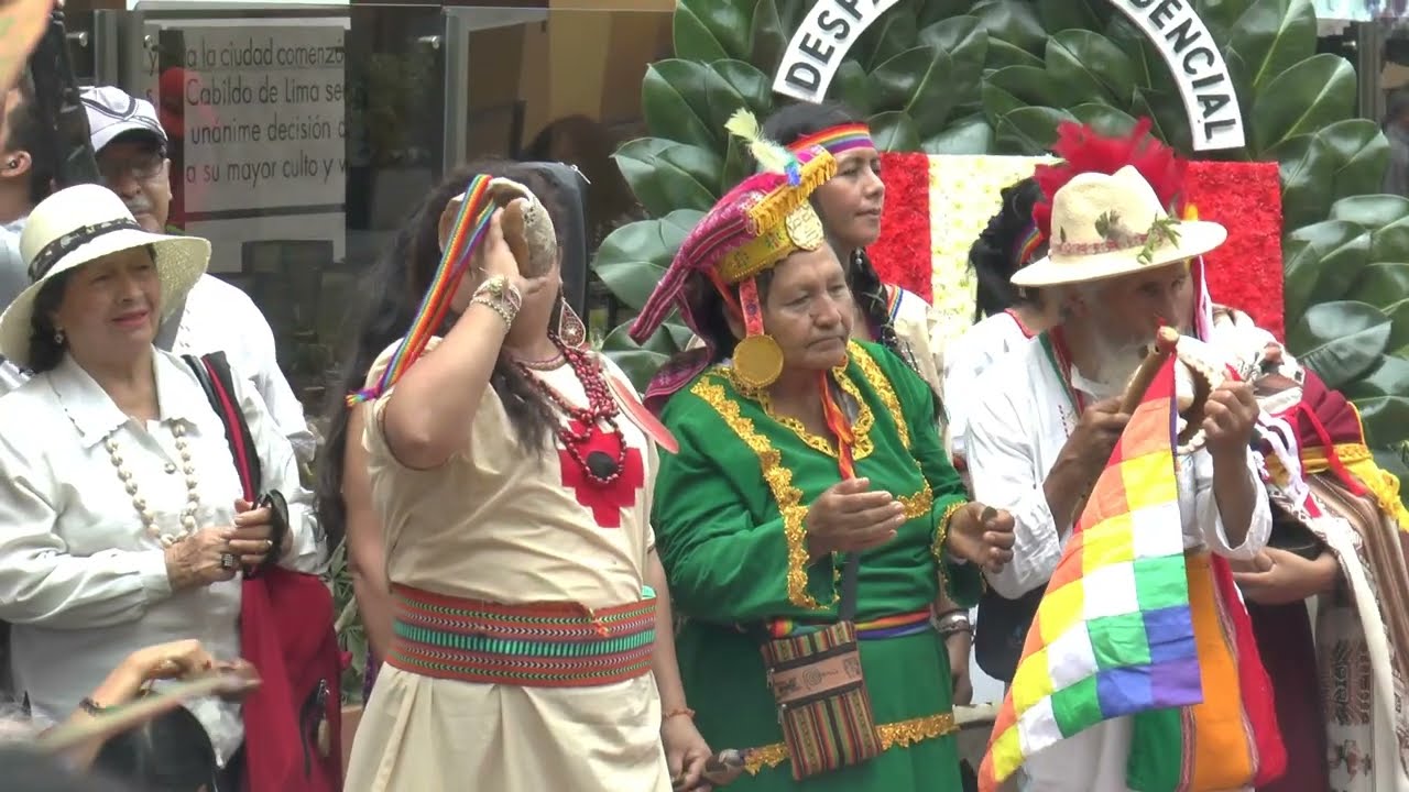 Inca  celebration in Lima (Peru)
