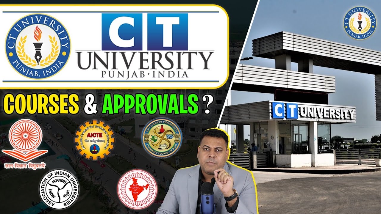 CT University, Punjab जानिए University की मान्यताओं के बारे में!