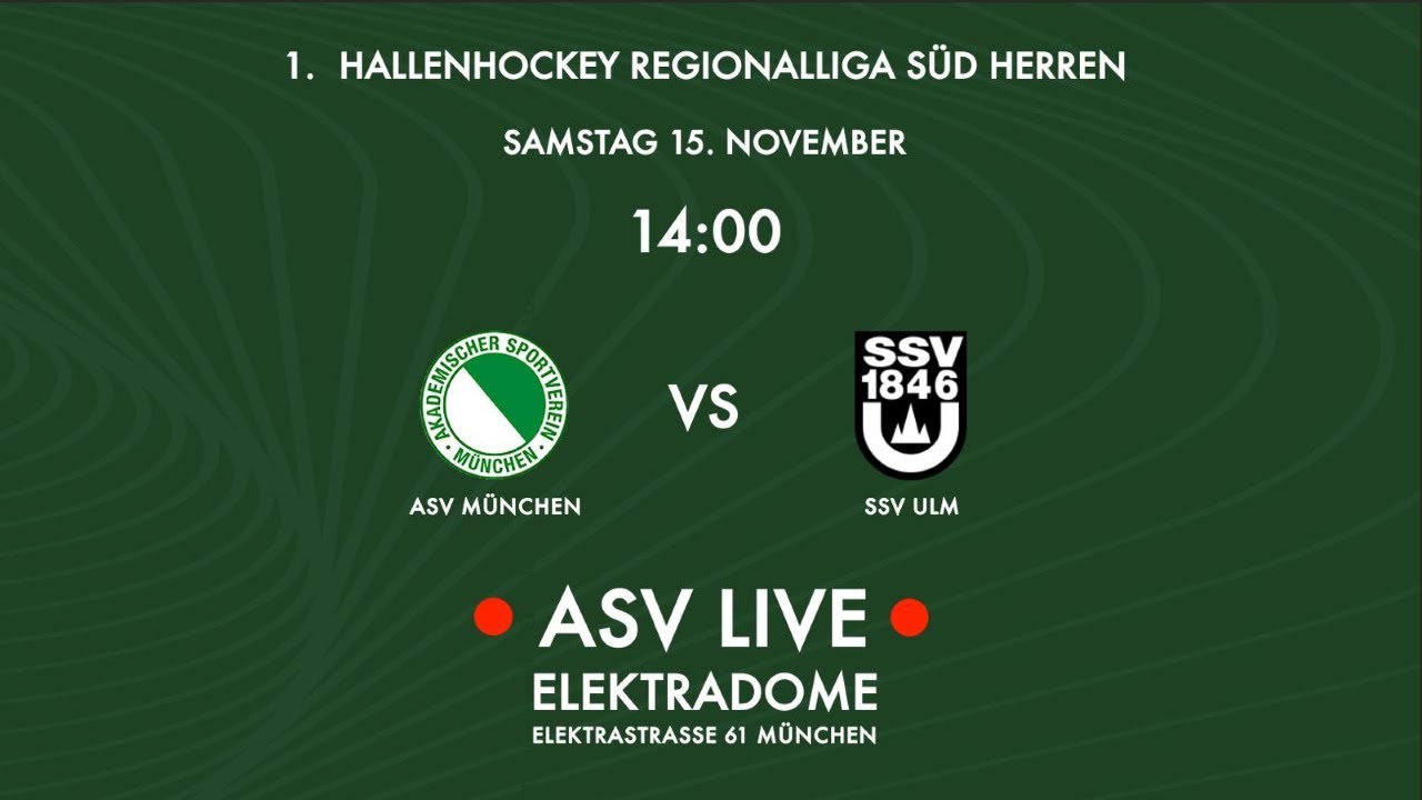 ASV München vs. SSV Ulm | 15.11.2025 | 1. Regionalliga Herren