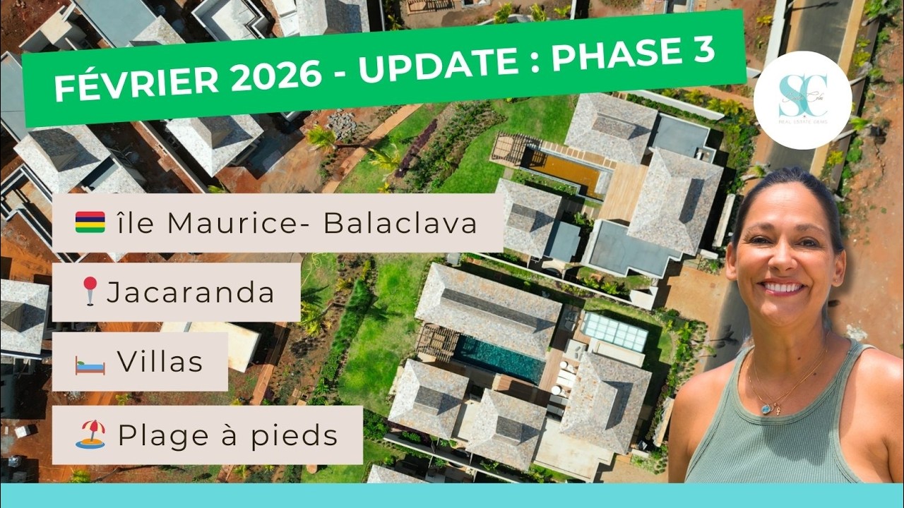 Projet Jacaranda Phase 3 Balaclava | Avancement Chantier 2026 | Île Maurice
