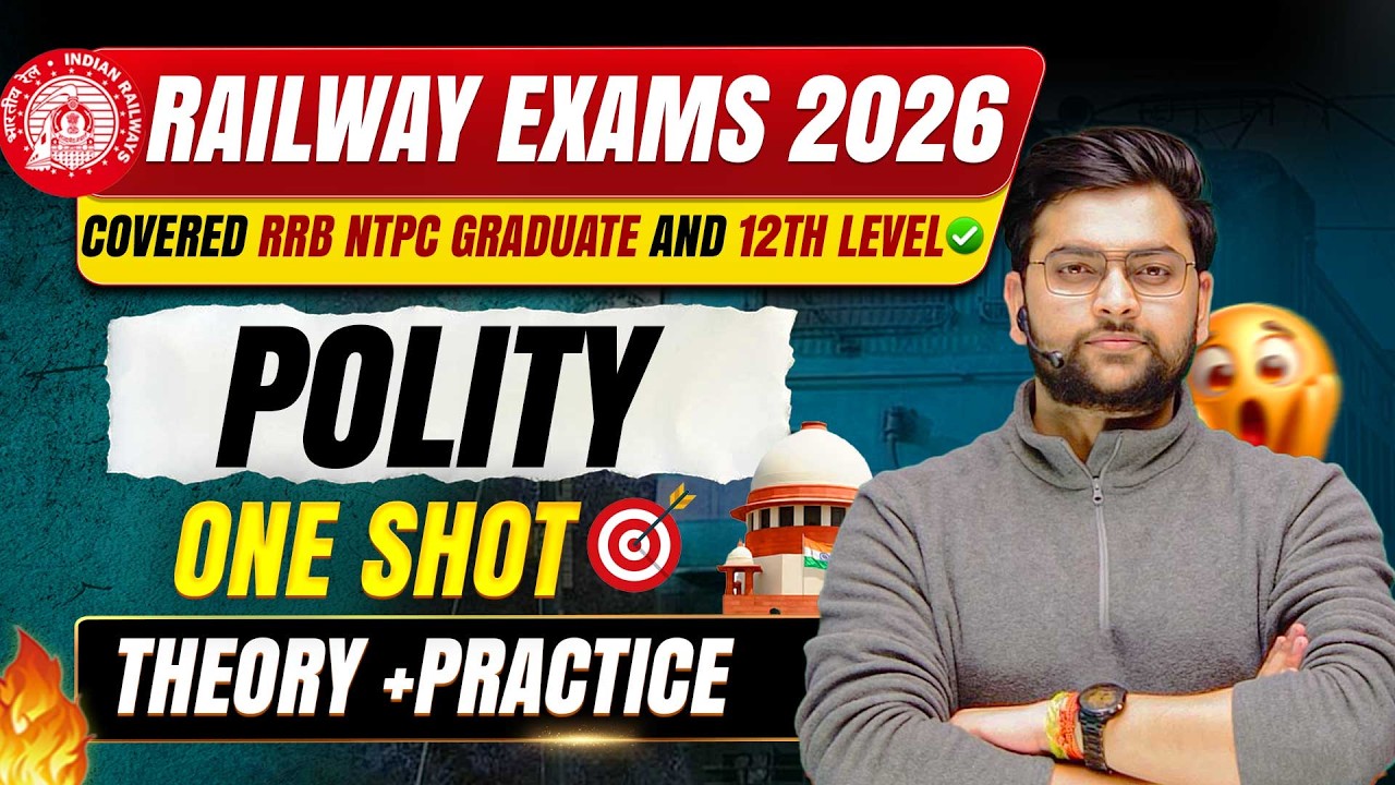 RAILWAY NTPC POLITY ONE SHOT BY JEET RANA SIR