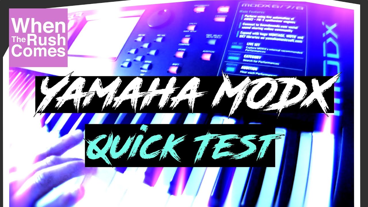 Yamaha MODX6 synthesizer | Quick Test (sounds demo)