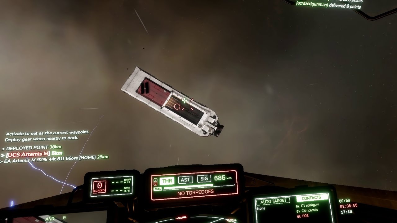 Perfect torpedo run, except ...