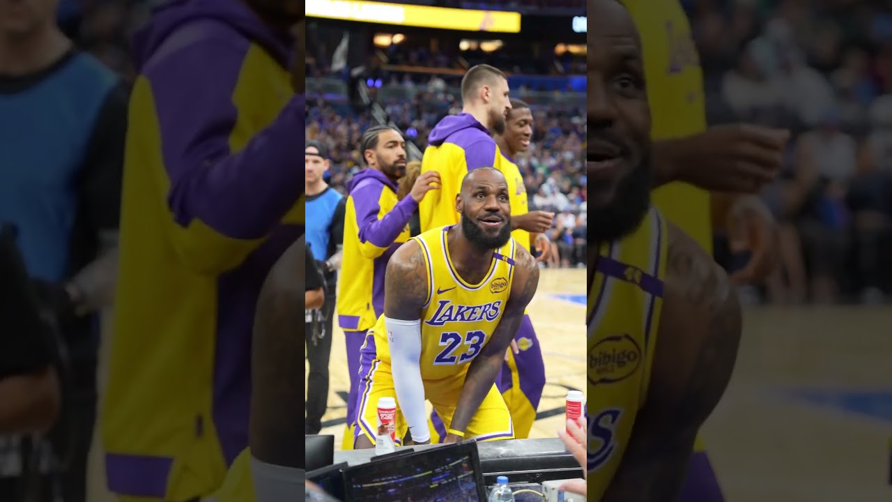 LeBron's pre-game ritual never gets old 🙌