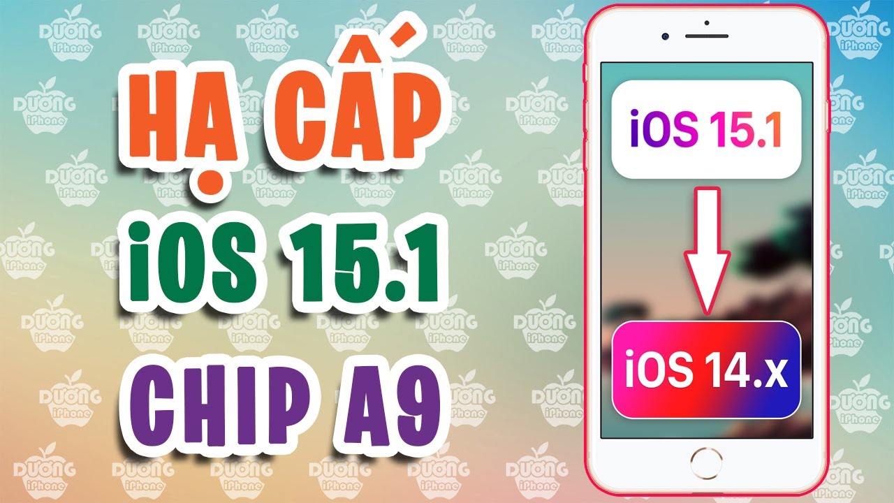 Hạ iOS 15.1 xuống iOS 14 - iPhone 6S shshblobs