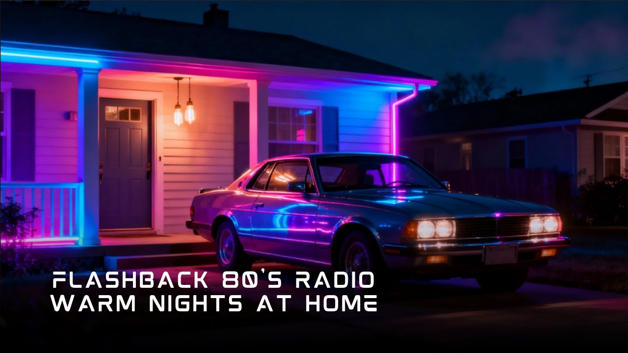 Warm Nights at Home | Relaxing 80s Synthwave Mix for Cozy Evenings