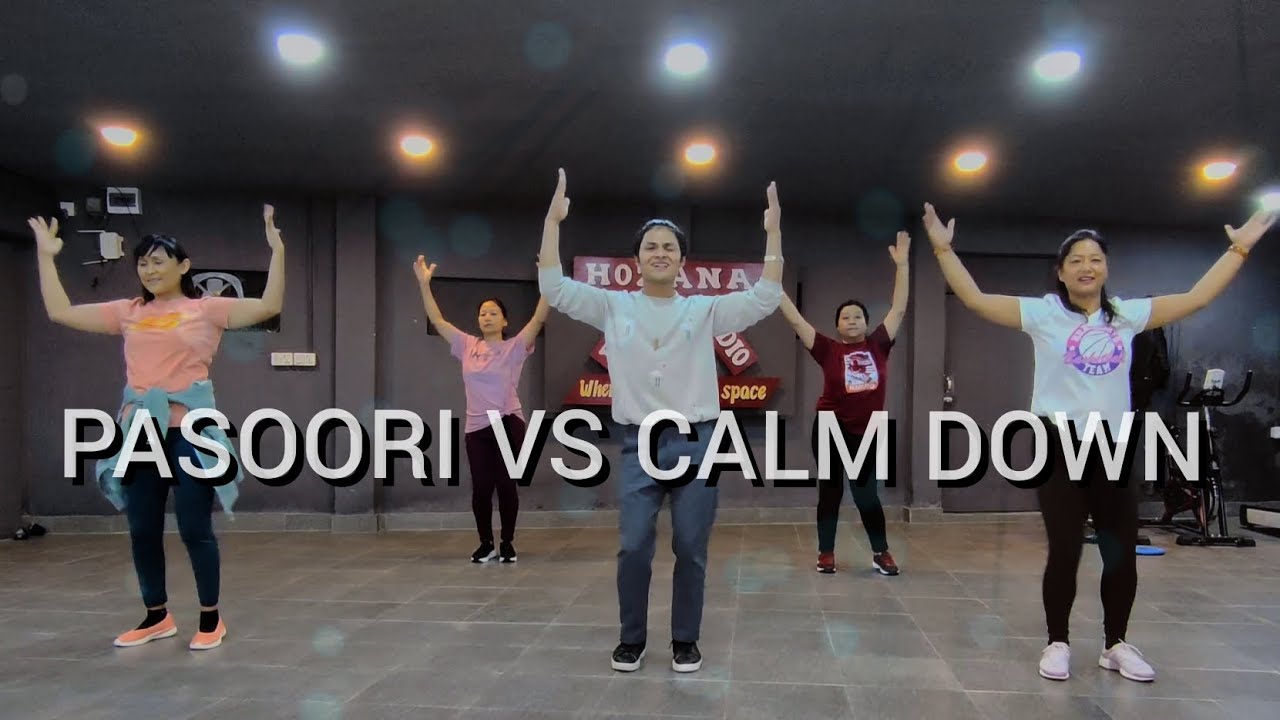 Pasoori vs calm down - Urban Desi Mix | Zumba dance | Hozana dance studio | Ashish manandhar