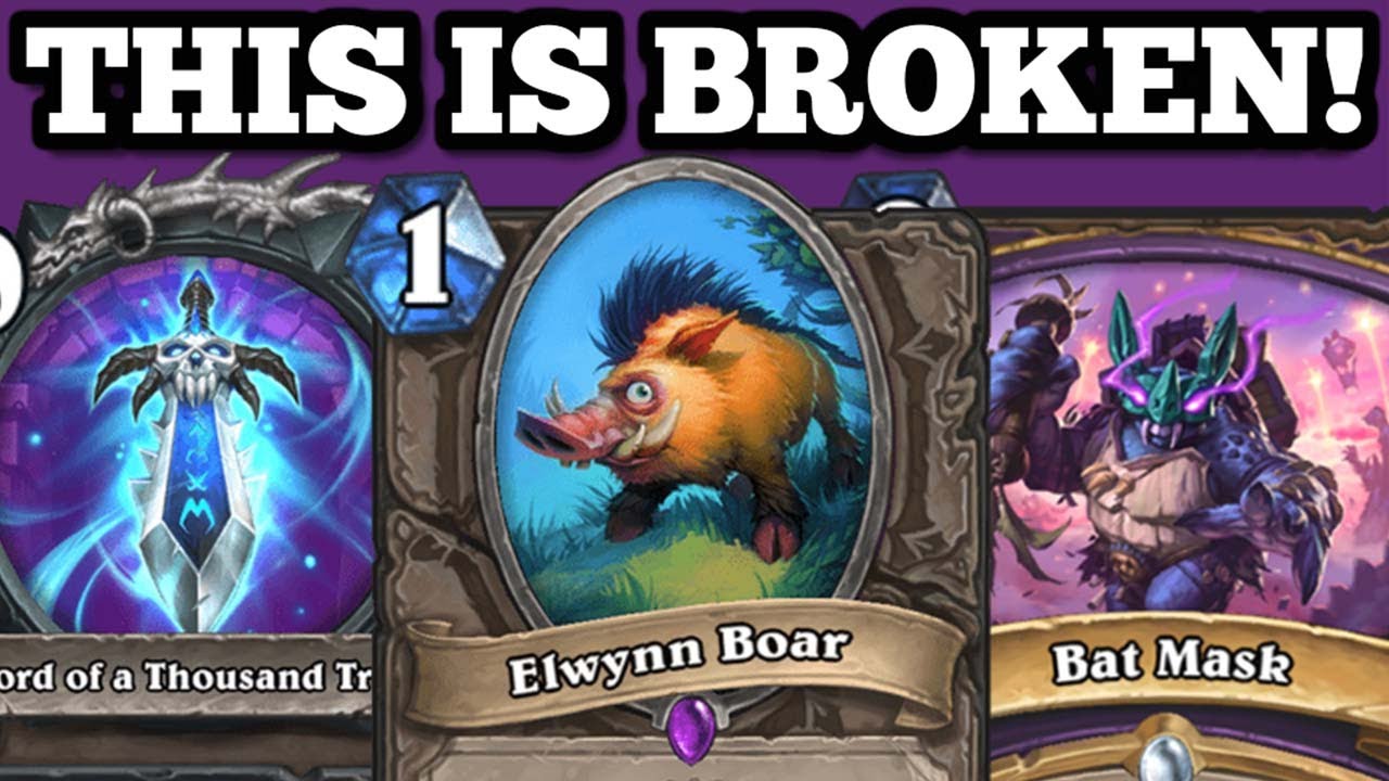 Elwynn Boar has broken Hearthstone