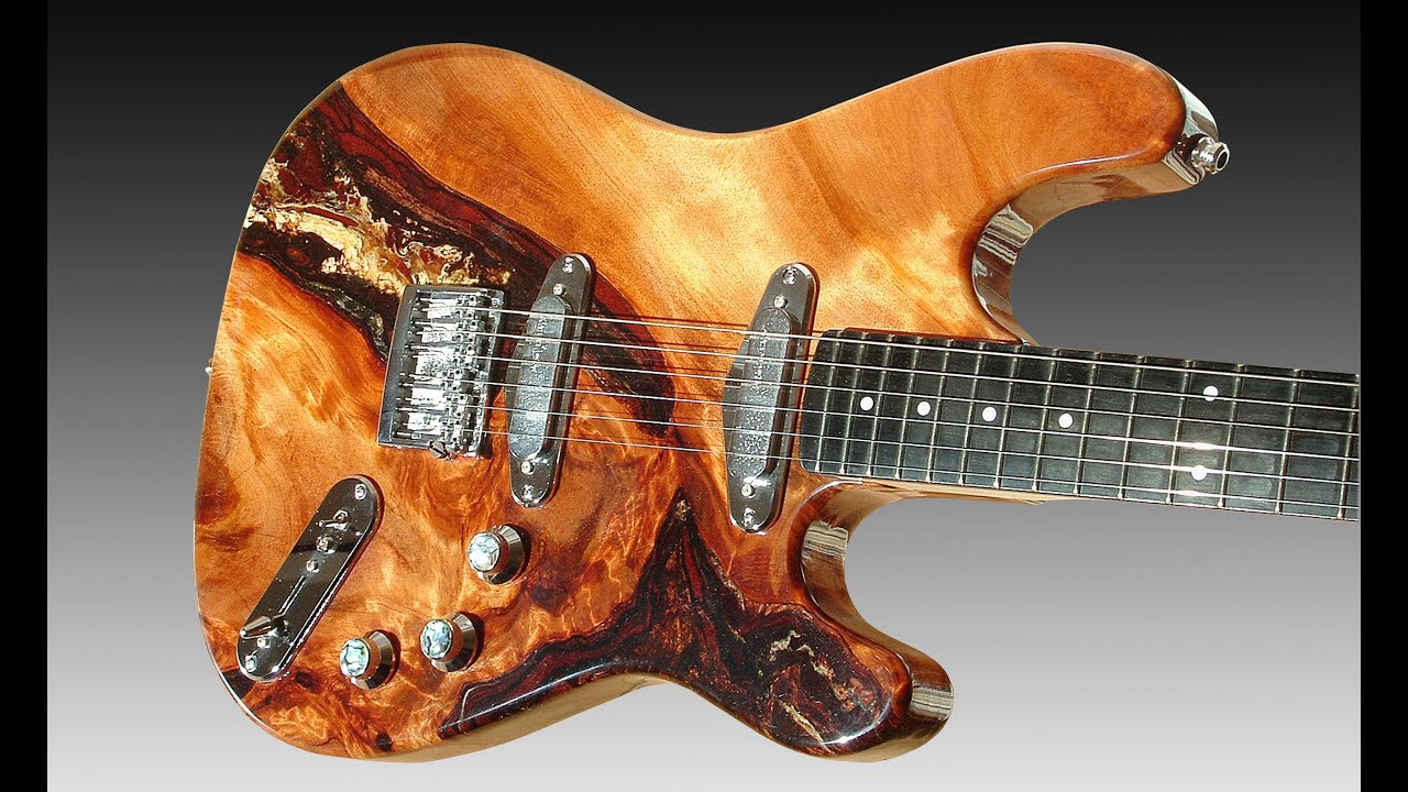 Langcaster Guitars 35000 year old Kauri wood the only pickups in the world with Overdrive built-in