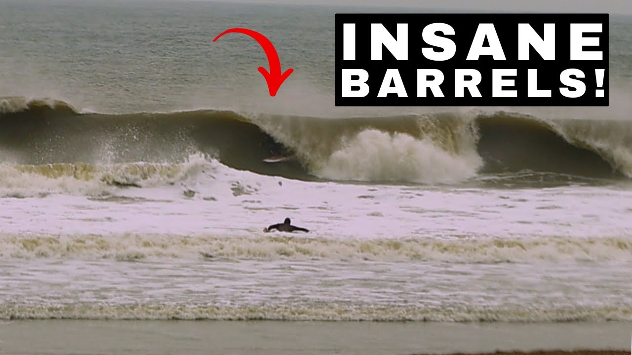 INSANE BARRELS! Netherlands EPIC Surfing DAY |  Dutch Surf, What It Really Looks Like!