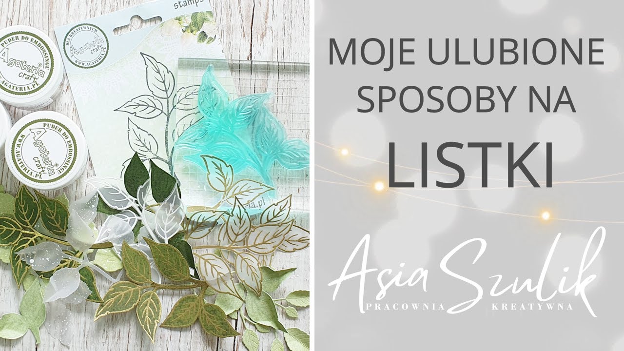 Moje sposoby na LISTKI 🌿 Jak zrobić listki kalkowe. SCRAPBOOKING.