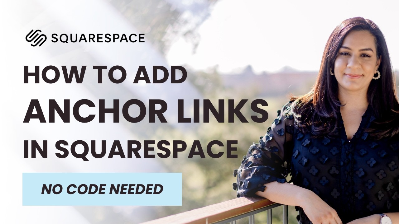 How to Add Anchor Links (Jump Links) in Squarespace | No Code Needed | Beginner Tutorial 2026