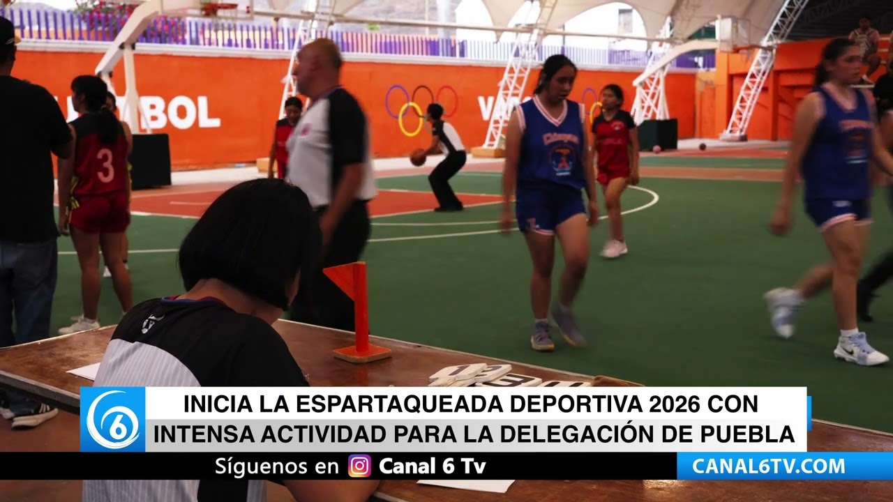 Inicia la #Espartaqueada Deportiva 2026 con intensa actividad para la delegación de Puebla