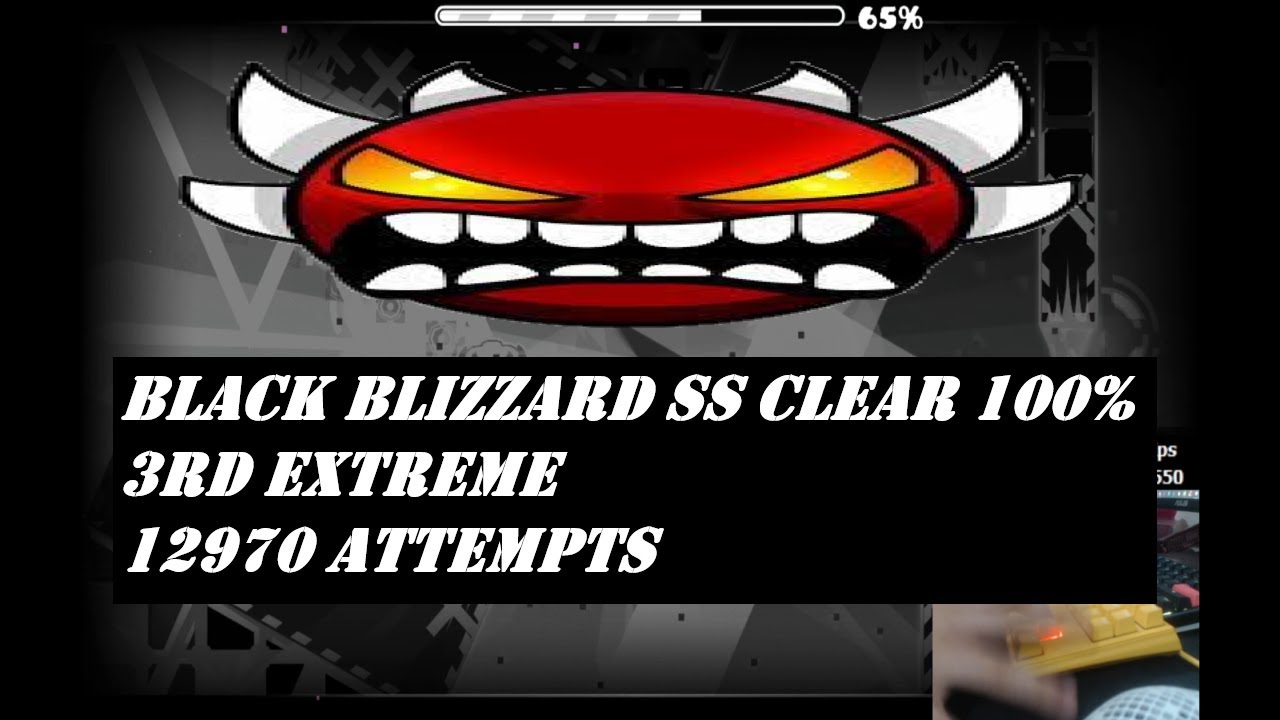 Geometry Dash | Black Blizzard 100% | Extreme Demon #3