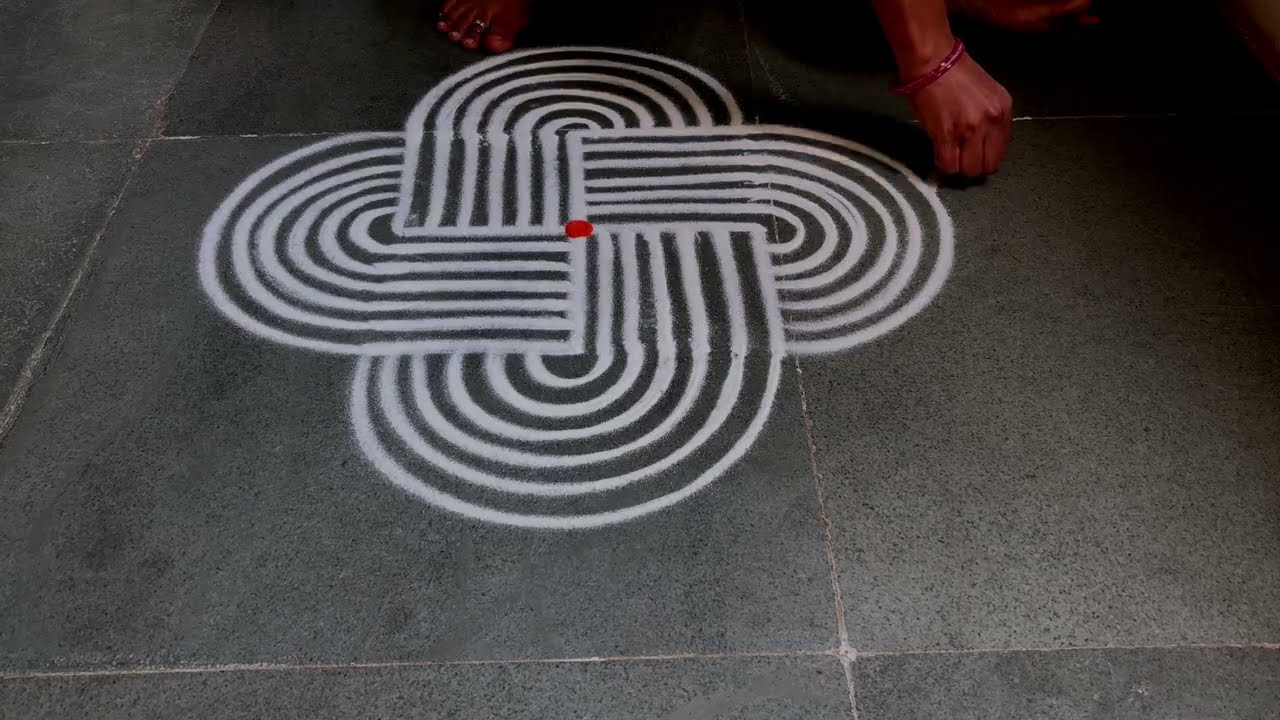 Easy padikolam designs| Simple muggulu designs| easy rangoli designs| Beginners kolam