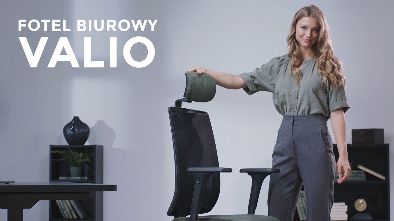 Fotel Ergonomiczny VALIO WS/BS - Doskonała Harmonia Komfortu i Pracy!