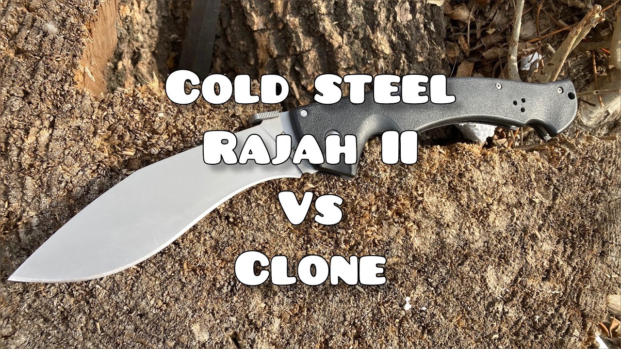 Cold Steel Rajah II vs Clone